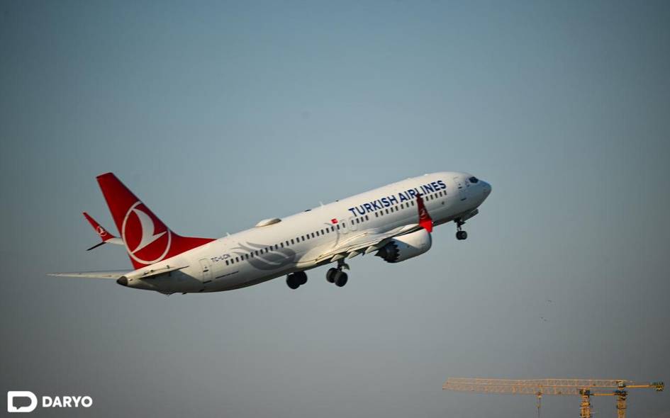 Turkish Airlines Farg‘ona va 17 ta xalqaro yo‘nalishga parvozlarni to‘xtatadi